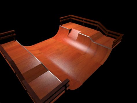 3d bmx park ramp