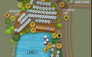 Santee Lakes Campground Map | College Map