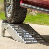 Heavy Duty Aluminum Truck Service Ramps - 7,000 lbs. Capacity ...