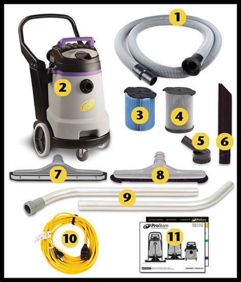 ProTeam ProGuard 15 Wet Dry Vacuum Cleaners with Tool Kit | 107130 ...