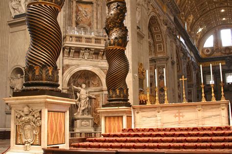 Altar St Peter's Basilica Interior - layaranathali