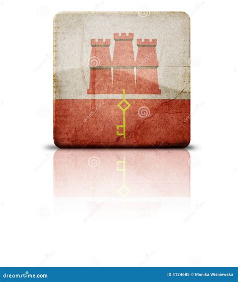 Flag of Gibraltar stock image. Image of symbol, gibraltar - 4124685