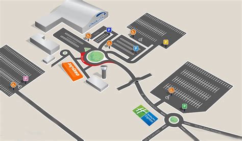 Luton Airport Car Parking Map