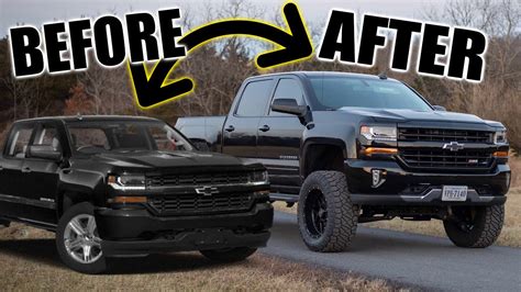 2018 Chevy Silverado Full LIFT kit Build in 1 Day - YouTube