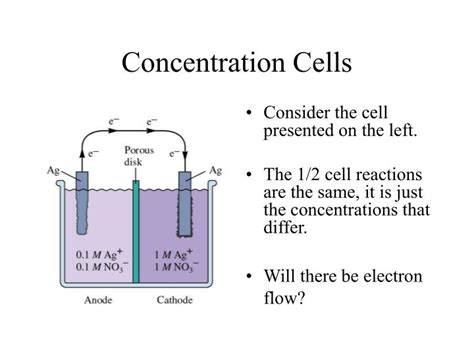 PPT - Lecture 13: The Nernst Equation PowerPoint Presentation - ID:6787763