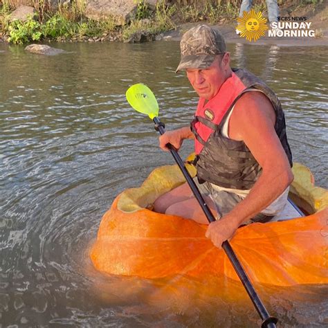 Man breaks record for floating down Missouri River in giant hollowed ...