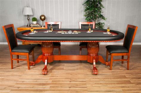 The Rockwell - High end furniture poker table with dining top options