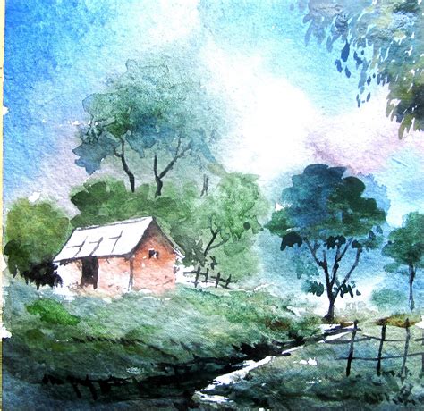 Watercolor Landscape Paintings For Beginners at PaintingValley.com ...