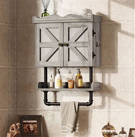 Bathroom Wall Mounted Cabinet With Towel Bar | Cabinets Matttroy