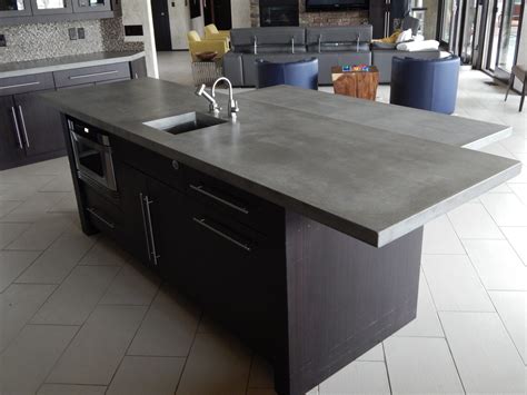 stained-custom-concrete-countertop - Concrete Creations NWA