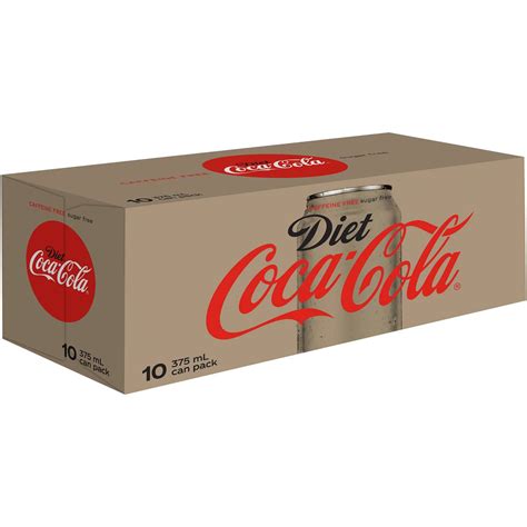 Coca-cola Diet Caffeine Free Cans 10x375ml pack | Woolworths