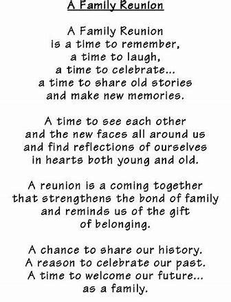 Family Reunion Quotes And Sayings