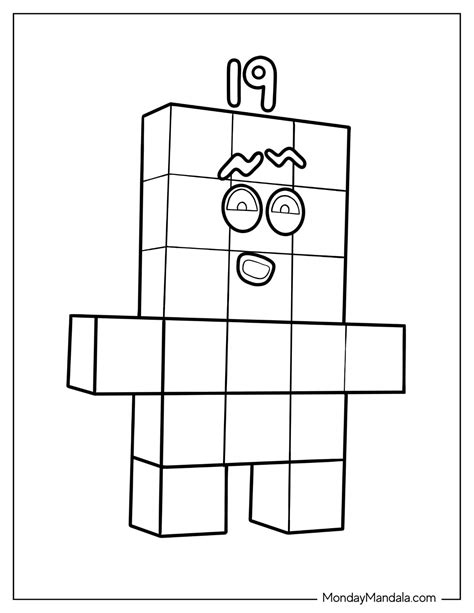 28 Numberblocks Coloring Pages (Free PDF Printables), 57% OFF