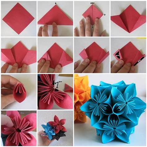 How to Make Beautiful Origami Kusudama Flowers