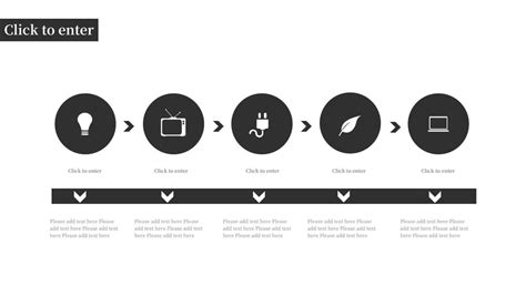 Series Of Black And White Icons Diagram Google Slide Theme And ...