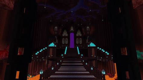 Underground Nether Portal Room (Survival) Minecraft Map