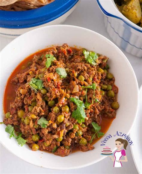 Beef Mince Curry with Peas aka Kheema Mattar Masala - Veena Azmanov