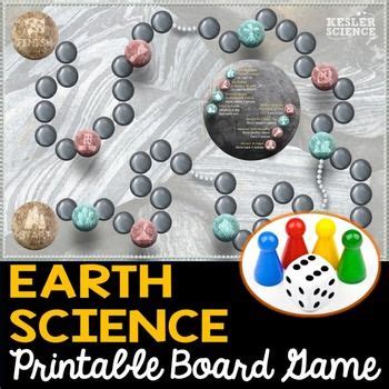 Earth Science Themed Board Game. This board game can complement any ...