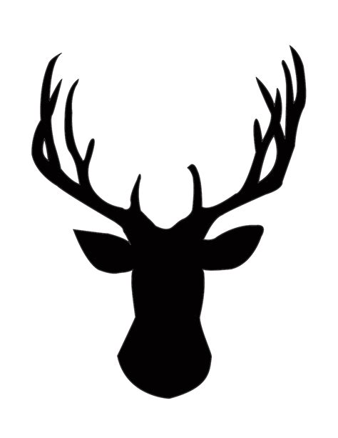 buck silhouette clipart - Clipground