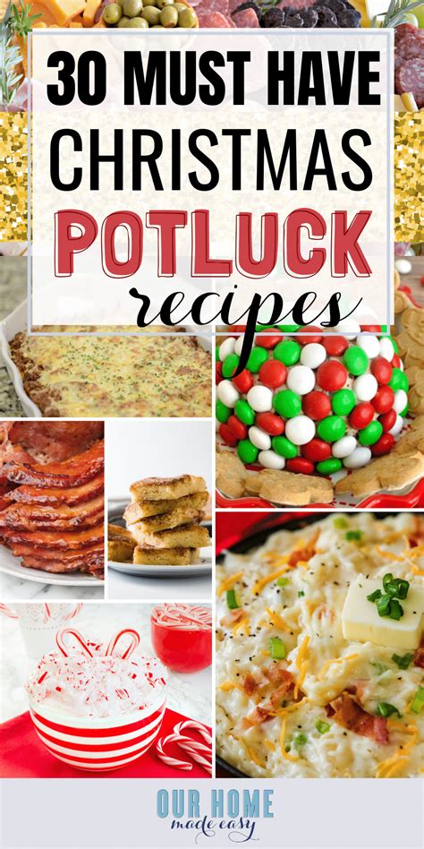 30 Must Have Christmas Potluck Ideas – Our Home Made Easy