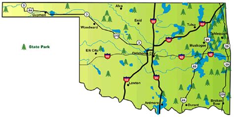 Oklahoma State Parks Map – Zip Code Map