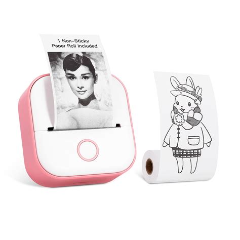 Mini Sticker Printer Memoking T02 Thermal Portable Bluetooth Pocket ...