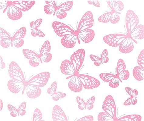 Wallpapers Butterfly Pink Backgrounds White - Wallpaper Cave