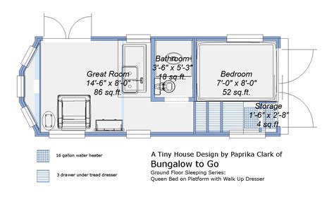 Real Time Real Tiny: Ground Level Bed in a Tiny House