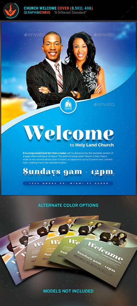 Church Welcome Cover Template by SeraphimBlack | GraphicRiver