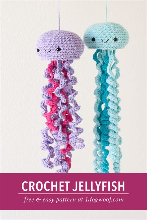 Crochet Jellyfish - One Dog Woof