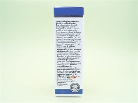 Biseptol spray cu argint coloidal DACIA PLANT (20 ml)