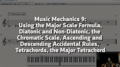 Music Mechanics 9: Major Scale Formula, Diatonic/Non-Diatonic ...