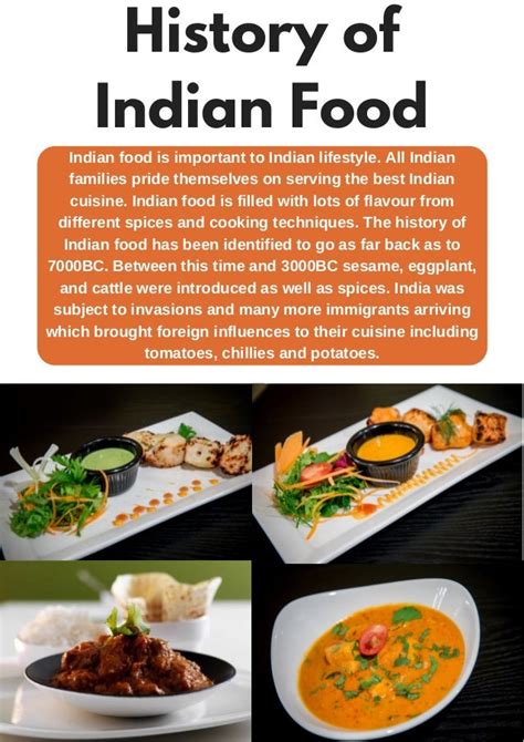 History of Indian Food