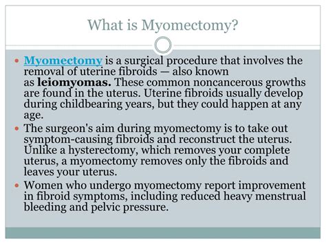 PPT - Myomectomy Procedure PowerPoint Presentation, free download - ID ...