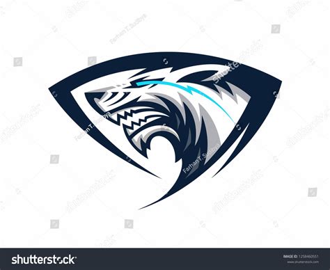 Wolves Logo Illustration Vector Stock Vector (Royalty Free) 1258460551 ...