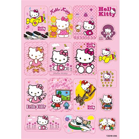 Aliexpress.com : Buy NEW 17pcs/lot lovely cartoon Pink Hello Kitty DIY ...