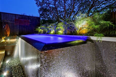 Midnight : Swimple glass mosaics. Pool by: www.thepoolcompany.com.au ...