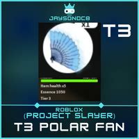 (TIER 3) T3 POLAR WAR FANS [Project Slayer - ROBLOX] | ID 195739212 ...