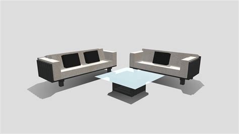 sofa - minecraft model - Download Free 3D model by Wartave (@vatuta12 ...