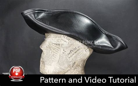 Pirate Hat PATTERN DIY Hat Pdf Download Video Tutorial - Etsy | Diy hat ...