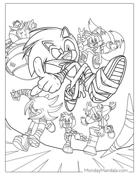 Sonic And Friends Coloring Pages