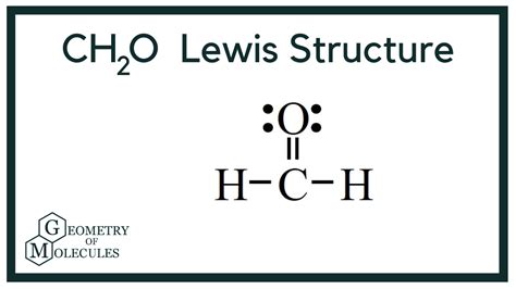 CH2O Lewis Structure (Methanal or Formaldehyde) | Molecules, Lewis ...