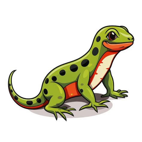 Amphibian Clipart-red yellow spotted salamander 1 clip art - Clip Art ...