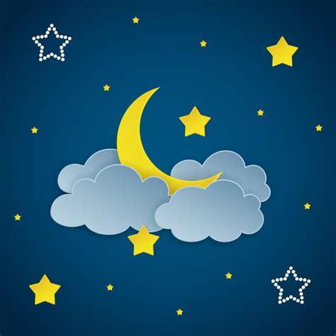 53,400+ Night Clouds Stock Illustrations, Royalty-Free Vector Graphics ...