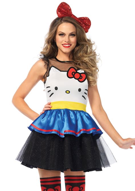 Women's 2PC.Darling Hello Kitty Costume | Hello kitty costume, Hello ...