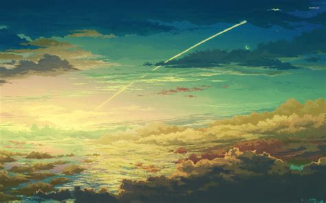 Dusk sky wallpaper - Anime wallpapers - #30652