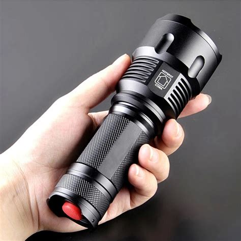 Powerful CREE XML T6 LED Flashlight ZOOMABLE 6000LM Waterproof 3 Modes ...