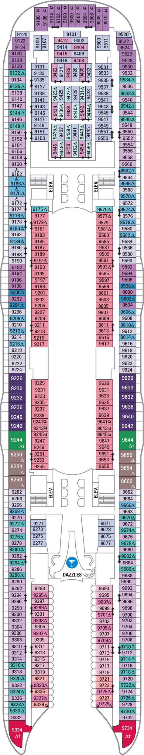 Deck 9 - Symphony of the Seas Deck Plans | Royal Caribbean Blog