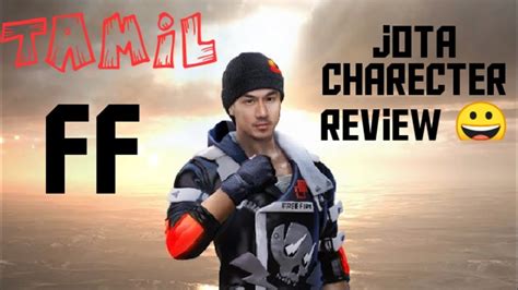 Free fire gameplay | jota charecter|review😂😂|must watch|tamil - YouTube