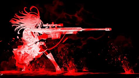 Red Anime Desktop Wallpapers - Wallpaper Cave